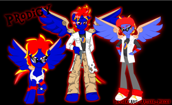 Size: 1024x625 | Tagged: safe, artist:arteses-canvas, oc, oc only, oc:prodigy skyfire, alicorn, anthro, equestria girls, g4, alicorn oc, cutie mark, equestria girls-ified, eyewear, femboy, glasses, male, solo