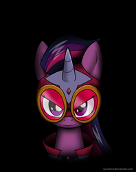 Size: 1024x1293 | Tagged: safe, artist:sycotei-b, twilight sparkle, alicorn, pony, g4, power ponies (episode), female, mare, masked matter-horn costume, power ponies, solo, twilight sparkle (alicorn)
