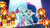 Size: 1280x720 | Tagged: safe, edit, edited screencap, screencap, bon bon, lyra heartstrings, sunset shimmer, sweetie drops, equestria girls, g4, my little pony equestria girls: rainbow rocks, female, happy, lesbian, multeity, shimmerstorm, ship:lyrabon, shipping