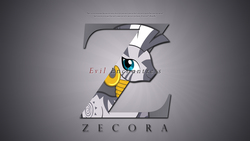 Size: 1920x1080 | Tagged: safe, artist:pims1978, artist:shelltoon, zecora, zebra, g4, evil enchantress, looking at you, quote, vector, wallpaper