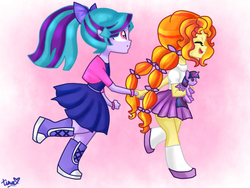 Size: 640x480 | Tagged: safe, artist:tinacrazy29, twilight sparkle, oc, oc:allegro shine, oc:senza glare, equestria girls, g4, my little pony equestria girls: rainbow rocks, duo, magical lesbian spawn, offspring, parent:adagio dazzle, parent:aria blaze, parent:sonata dusk, parent:sunset shimmer, parents:arisona, parents:sunsagio, plushie, twilight sparkle (alicorn)