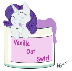 Size: 3273x3222 | Tagged: safe, artist:affinityshy, rarity, pony, unicorn, g4, high res, ice cream, simple background, solo, transparent background