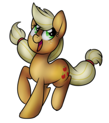 Size: 1057x1183 | Tagged: safe, artist:ixamxnoxgood, applejack, g4, female, solo