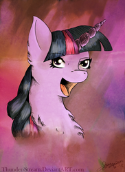 Size: 1024x1408 | Tagged: safe, artist:thunder-stream, twilight sparkle, g4, female, solo