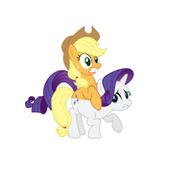 Size: 2000x2000 | Tagged: safe, applejack, rarity, g4, conjoined, fusion, high res, we have become one