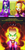 Size: 2222x4444 | Tagged: safe, artist:jacky-bunny, adagio dazzle, aria blaze, equestria girls, g4, my little pony equestria girls: rainbow rocks, angry, comic, glowing eyes, gritted teeth, implied sonata dusk, jealous, teeth