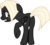 Size: 2285x2038 | Tagged: safe, artist:outlawedtofu, oc, oc only, oc:astral, pegasus, pony, fallout equestria, fallout equestria: outlaw, blushing, butt, female, high res, looking back, plot, scrunchy face, simple background, solo, transparent background, underhoof, vector