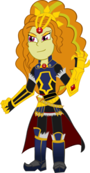 Size: 892x1713 | Tagged: safe, artist:jewelsfriend, adagio dazzle, equestria girls, g4, crossover, female, ganondorf, gem, hyrule warriors, solo, the legend of zelda