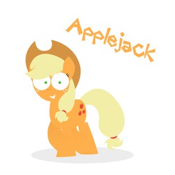 Size: 1280x1280 | Tagged: safe, artist:limejerry, applejack, g4, female, looking at you, solo