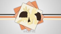 Size: 1920x1080 | Tagged: safe, artist:rblagdon7888, wild fire, pegasus, pony, g4, minimalist, smiling, vector, wallpaper