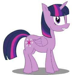 Size: 640x640 | Tagged: source needed, safe, artist:snecy, twilight sparkle, alicorn, pony, g4, animated, dancing, female, grin, looking at you, mare, raised hoof, raised leg, smiling, solo, twilight sparkle (alicorn), wide eyes