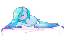 Size: 1137x702 | Tagged: safe, artist:mimtii, oc, oc only, oc:siren seas, siren, solo, wet mane