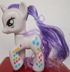 Size: 485x500 | Tagged: safe, rarity, g4, bootleg, female, irl, photo, rainbow power-ified, toy