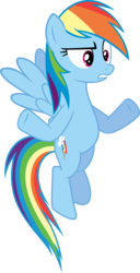 Size: 3062x6000 | Tagged: safe, artist:slb94, rainbow dash, g4, maud pie (episode), female, flying, simple background, solo, transparent background, vector