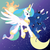 Size: 900x900 | Tagged: safe, artist:dr-whiskey, princess celestia, princess luna, g4, flying