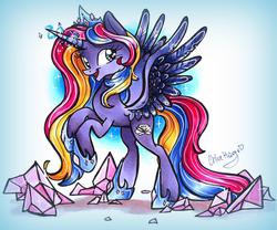 Size: 1665x1386 | Tagged: safe, artist:frostykat13, princess sterling, alicorn, pony, g4, female, princess, solo