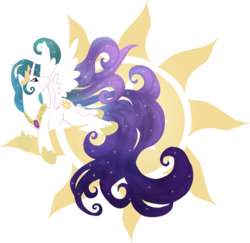 Size: 700x679 | Tagged: safe, artist:anuvia, princess celestia, g4, female, solo