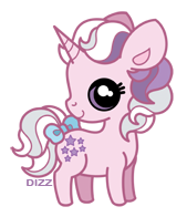 Size: 169x196 | Tagged: safe, artist:dizziness, twilight, pony, unicorn, g1, 2010, bow, chibi, colored pinnae, cute, dizziness's chibi ponies, female, horn, looking at you, mare, outline, simple background, solo, standing, tail, tail bow, transparent background, turned head