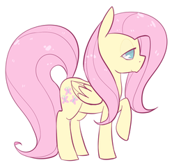 Size: 809x779 | Tagged: safe, artist:pegacornss, fluttershy, g4, female, solo