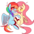 Size: 608x610 | Tagged: safe, artist:sourdad, fluttershy, rainbow dash, g4, blushing, female, lesbian, ship:flutterdash, shipping