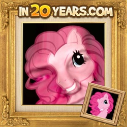 Size: 359x359 | Tagged: safe, pinkie pie, g3, g4, in 20 years