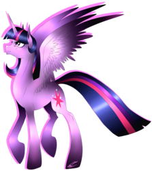 Size: 2231x2500 | Tagged: safe, artist:goda900, twilight sparkle, alicorn, pony, g4, female, high res, mare, older, solo, twilight sparkle (alicorn)