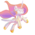 Size: 1920x1920 | Tagged: safe, artist:qweeli, princess celestia, g4, cewestia, cute, eyes closed, female, filly, pink-mane celestia, solo, younger