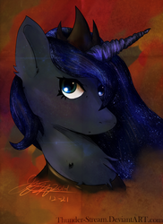 Size: 1024x1408 | Tagged: safe, artist:thunder-stream, princess luna, g4, female, solo