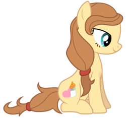 Size: 5000x4688 | Tagged: safe, artist:dashiesparkle, oc, oc only, oc:cream heart, earth pony, pony, button's adventures, g4, .svg available, absurd resolution, simple background, sitting, solo, transparent background, vector