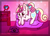 Size: 1400x1000 | Tagged: safe, artist:bereta, princess cadance, shining armor, g4, female, hair bow, nervous, phone, prone, solo, tail bow, younger