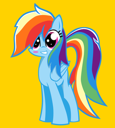 Size: 1775x1968 | Tagged: safe, artist:amberpendant, rainbow dash, pony, g4, female, solo