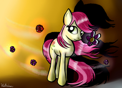 Size: 3440x2496 | Tagged: safe, artist:katrina-mae, roseluck, g4, high res, pretty, rose, shadow, windswept mane