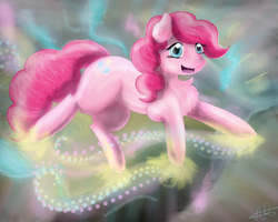 Size: 1500x1200 | Tagged: safe, artist:scarletsfeed, pinkie pie, g4, female, solo, speedpaint