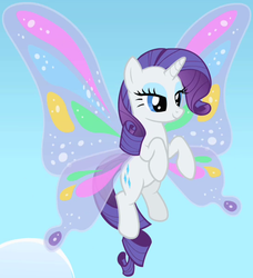 Size: 543x596 | Tagged: safe, screencap, rarity, g4, sonic rainboom (episode), butterfly wings, female, glimmer wings, outfit catalog, solo