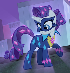 Size: 690x720 | Tagged: safe, screencap, radiance, rarity, g4, power ponies (episode), clothes, costume, female, outfit catalog, power ponies, solo