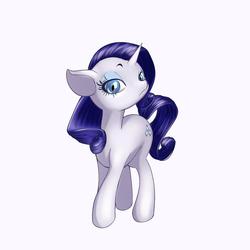 Size: 1024x1024 | Tagged: dead source, safe, artist:unousaya, rarity, g4, full body, simple background, solo, standing, white background
