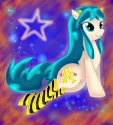 Size: 500x550 | Tagged: safe, artist:jashinsangel, pony, lum invader, ponified, solo, urusei yatsura