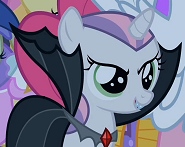 Size: 185x147 | Tagged: safe, screencap, sweetie belle, vampire, g4, luna eclipsed, alternate hairstyle, clothes, costume, female, nightmare night, solo