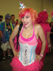 Size: 375x500 | Tagged: safe, pinkie pie, human, g4, cosplay, irl, irl human, photo