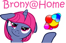 Size: 221x145 | Tagged: source needed, useless source url, safe, oc, oc only, oc:lysine, brony@home, logo, mascot, simple background, transparent background
