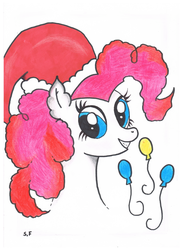 Size: 3400x4677 | Tagged: safe, pinkie pie, g4, christmas, christmas ponies, portrait