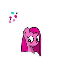 Size: 5000x5000 | Tagged: safe, artist:mane-shaker, pinkie pie, g4, absurd resolution, blushing, digital art, female, pinkamena diane pie, solo