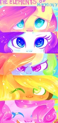 Size: 974x2048 | Tagged: safe, artist:baid-woo, applejack, fluttershy, pinkie pie, rainbow dash, rarity, g4