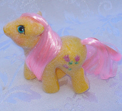 Size: 393x357 | Tagged: safe, artist:mayanbutterfly, baby posey, posey, g1, customized toy, irl, photo, solo, toy