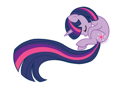 Size: 1200x867 | Tagged: safe, artist:rainspeak, twilight sparkle, g4, female, sleeping, solo