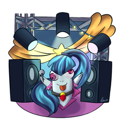 Size: 1142x1200 | Tagged: safe, artist:atane27, sonata dusk, equestria girls, g4, my little pony equestria girls: rainbow rocks, :p, derp, female, solo, wat