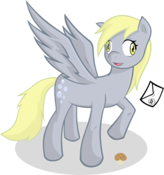 Size: 1010x1075 | Tagged: safe, artist:xilefti, derpy hooves, pegasus, pony, g4, female, mare, solo