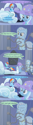 Size: 1200x4500 | Tagged: safe, artist:evil-dec0y, rainbow dash, trixie, oc, oc:ghost, ghost, pony, unicorn, comic:trixie vs., comic:trixie vs. hearth's warming, g4, a christmas carol, comic, female, mare