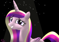 Size: 950x680 | Tagged: safe, artist:bluefluffydinosaur, princess cadance, g4, female, solo