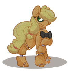 Size: 800x874 | Tagged: safe, applejack, pony, robot, robot pony, five nights at aj's, g4, animatronic, applefreddy, female, five nights at freddy's, solo